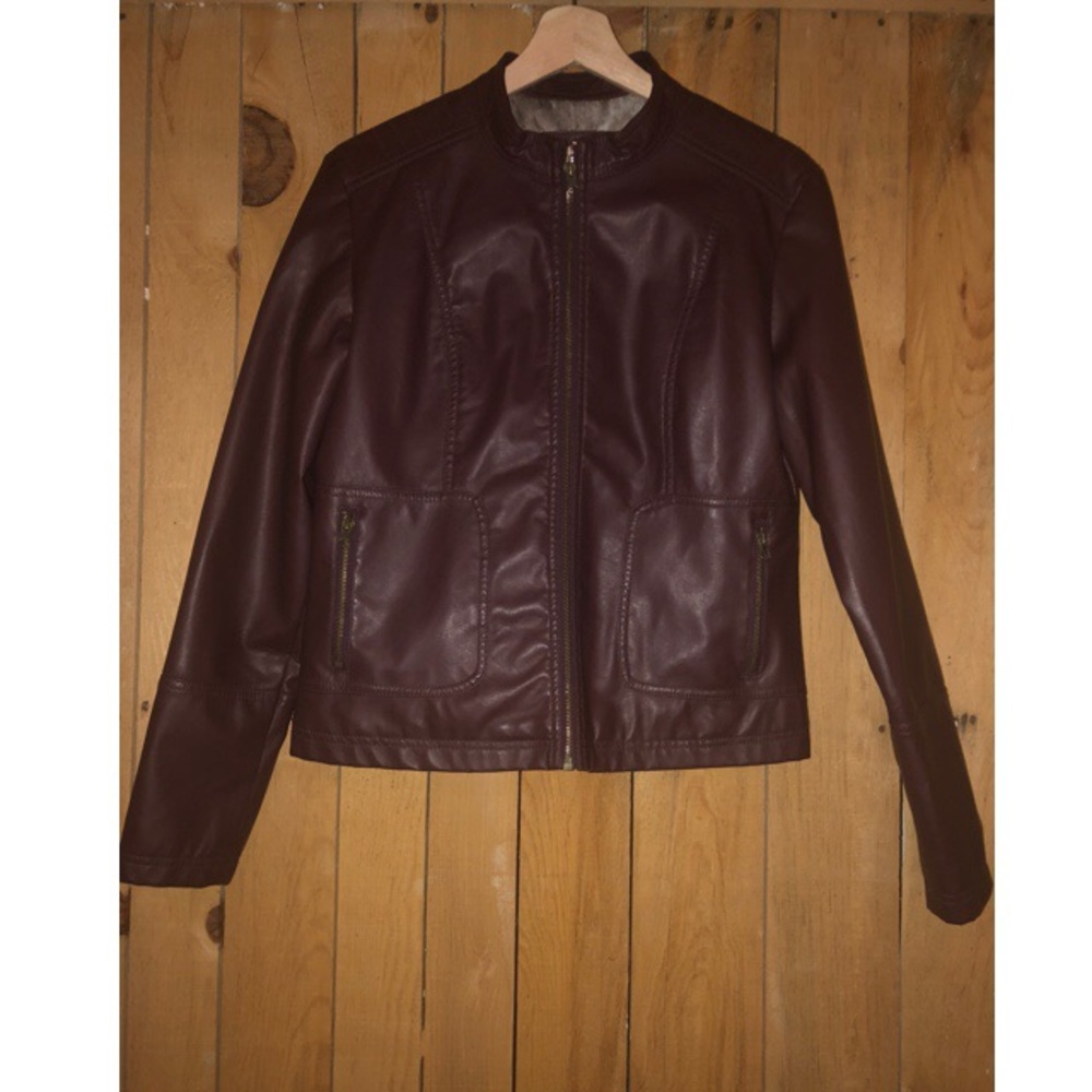 Faux Leather Jacket